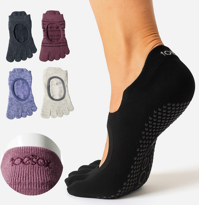[토삭스] ToeSox 풀 토 필라테스 논슬립 발가락 양말