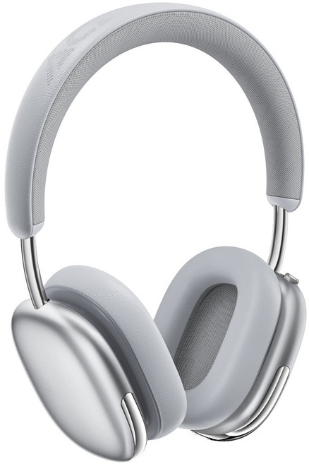 ACEFAST H9 무선 블루투스 헤드폰 ANC 노이즈캔슬링 헤드셋 블루투스 5.4, 실버