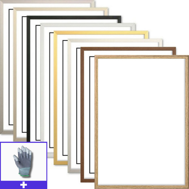 신원액자 디아크 알루미늄 액자 A4 A3 A2 A1 5070, 블랙, 1개