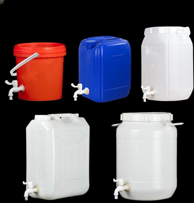 다용도 물통 20l 투명 말통 양동이 캠핑용 밸브 대형 화이트 10L 수도꼭지 포함, 화이트 10L 수도꼭지 미포함