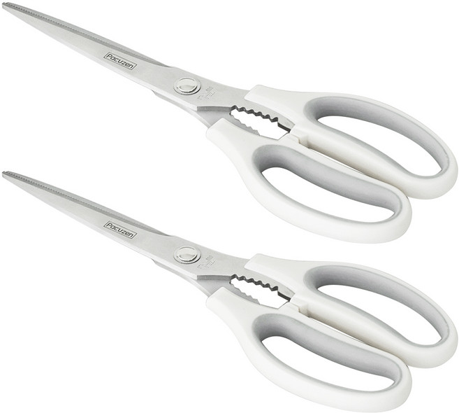 1+1 주방 가위 양손 고기 업소용가위, 투톤, 2개