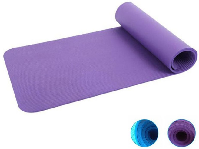 프리미엄 요가매트 퍼플 10MM TPE 홈트레이닝 층간소음 방지