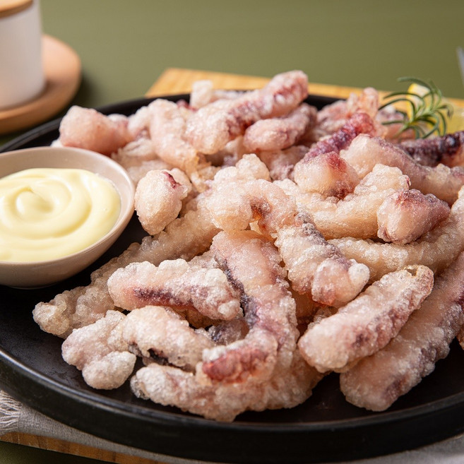 푸킹 오징어 꿔바로우 300g 오징어 튀김 냉동 오징어, 1개