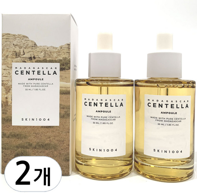 스킨1004 마다가스카르 센텔라 앰플, 55ml, 2개