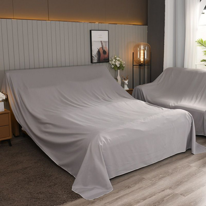 가구 먼지 커버 대형 커버 먼지 천, 중간 회색 * 1.2*2m (커피 테이블, 큰 TV 등, 중회색, 1개