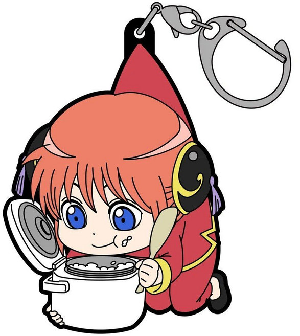 은혼 캐릭터 줄줄이 대롱 매달린 아크릴 키링 긴토키 엘리자베스 사다하루 비공식 굿즈