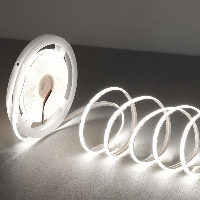 LED바 COB 플렉시블 DC 12V 스트립 면발광 줄조명 1롤 5M, 주광색(6500K), 1개, 주광색