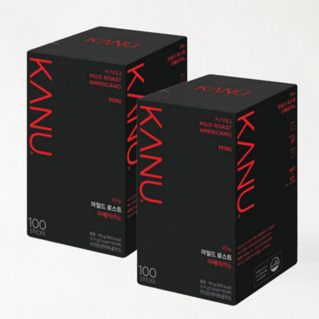 [맥심]동서식품 카누 미니 다크 로스트 아메리카노 100개입 증정랜덤 x JS, 2개, 1개입
