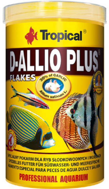 트로피칼 본사-디알리오 플러스 플레이크 tin 500ml 100g 마늘사료, 1개