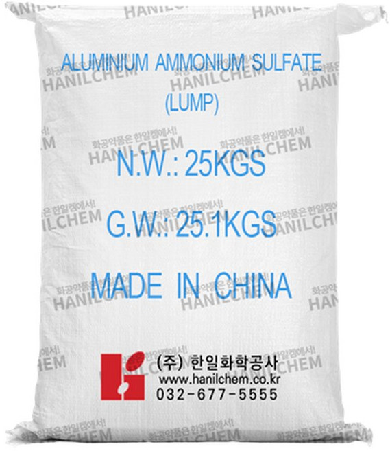 명반 백반 / 25kg / 뱀퇴치 가루타입, 1개