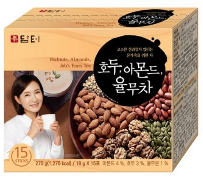 호두 아몬드 율무18gx15T/담터-10개, 18g, 15개입, 10개