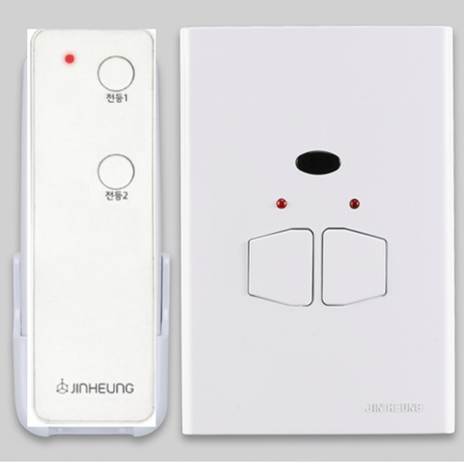 진흥전기 FS리모콘 무선스위치 2구, 1개
