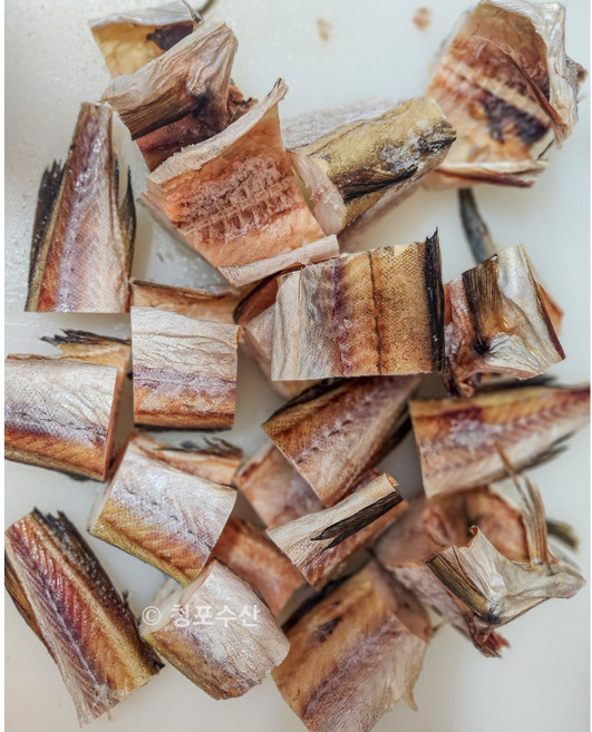 코다리 대 특대 4마리 손질 절단 반건조 속초 깔끔코다리, 4개, 코다리 대 40cm이상 절단