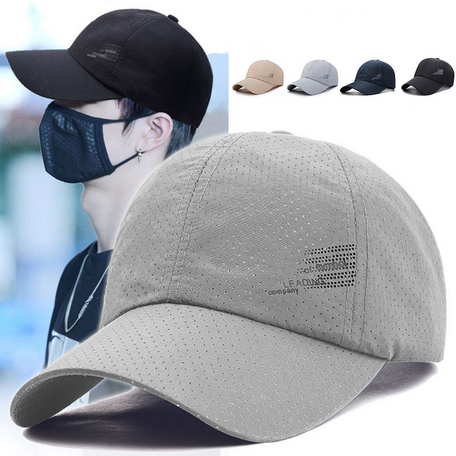 남녀공용 메쉬 야구 모자 [55cm-60cm] 4color 성인 남자 여자 남성 여성 커플 남녀 여름 끈조절 스포츠 아웃도어 운동 등산 골프 작업 챙모자 망사 볼캡 캡모자 스냅캡