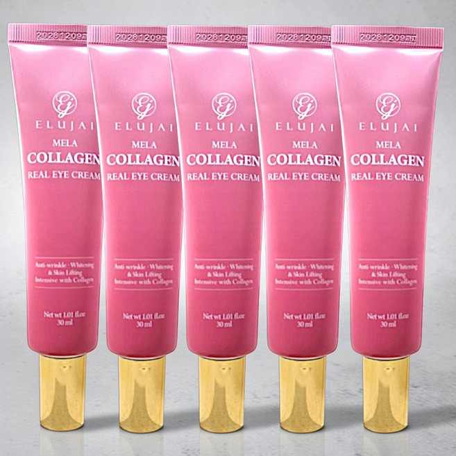 엘루자이 멜라 콜라겐 리얼 아이크림, 5개, 30ml