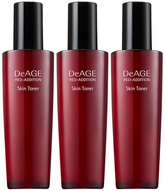 참존 디에이지 레드 에디션 스킨 토너, 3개, 120ml