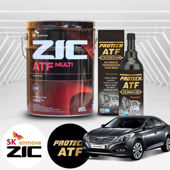 그랜저 HG(11~14) 2.4 가솔린 GDI 지크 ATF 멀티 미션오일 20L+프로텍 미션보호제