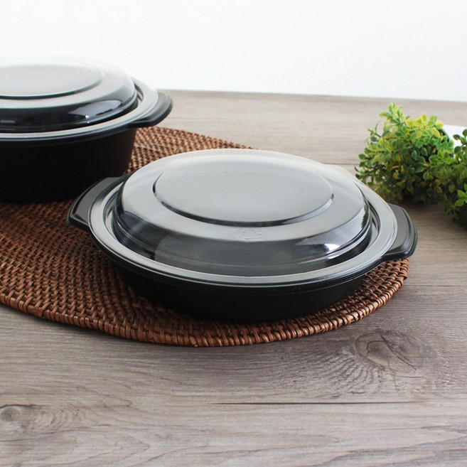 팩22호 소 일회용 도시락 덮밥 비빔밥 배달 포장용기 [200셋트], 1개입, 200세트