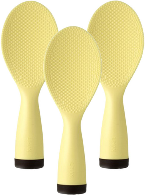 리한 오뚝이 롤리 주걱, 옐로우, 3개