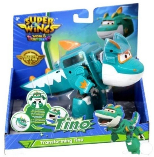 Super Wings 超級飛俠 變形系列 3款 小琳 小湯 提諾 機器人玩具, 1個