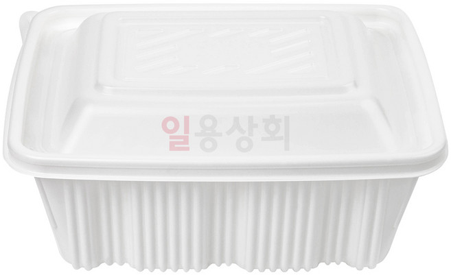 사각찜용기(특대) HG-794호 백색 세트 100세트, 단품, 단품