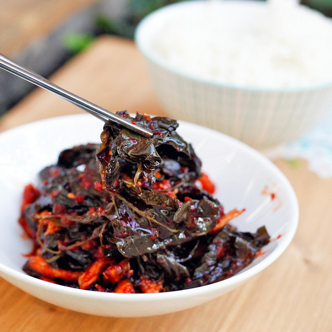 고춧잎무침 장아찌 1kg 국산 무말랭이 순창이기남, 1개