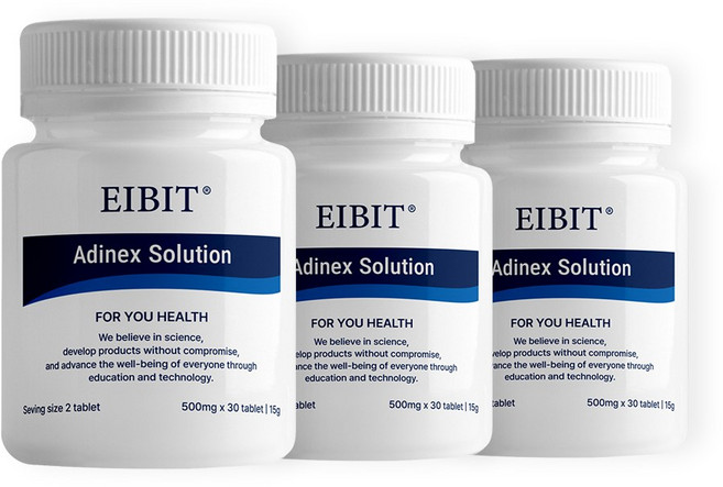 [특허원료] 아디넥스 솔루션 식탐 포만감, 3개, 30정