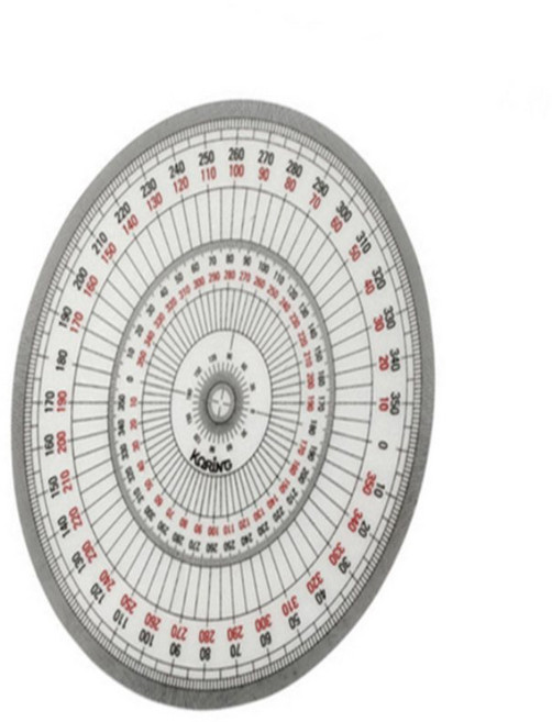 MNS 15센치 수학자 분도기 초등수학교구 눈금자 원형각도기