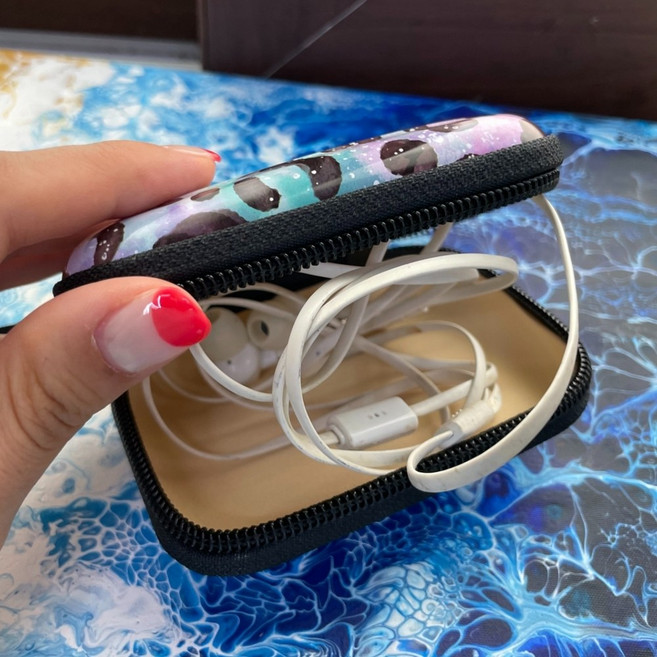 미니 캐리어모양 파우치 동전지갑 액세서리 주얼리 이어폰 보관케이스 패션잡화