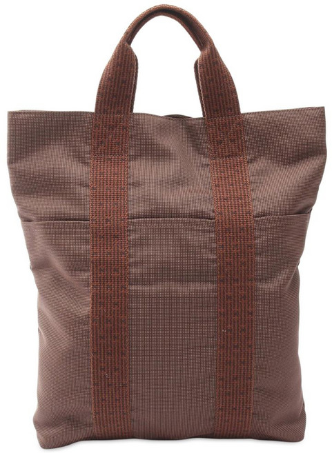 에르메스 중고 20th 센추리 캔버스 에르라인 카바스 토트 백