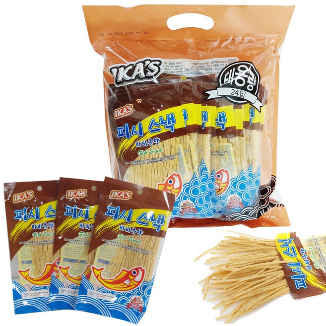 피시 스넥 바비큐향, 312g, 4개