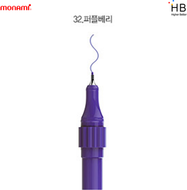 모나미 라이브칼라DIY, 32.퍼플베리(수성가는닙)