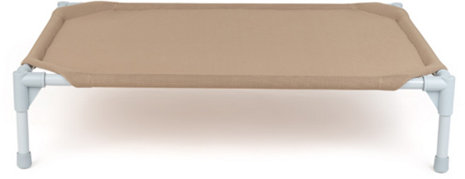 홍운 강아지침대 반려동물 침대 사각 매쉬해먹 쿨매트 접이식 침대, 브라운, 1개