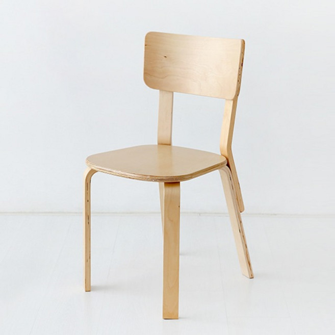 마켓비 올리버 의자 CHG002, 내추럴, 1개