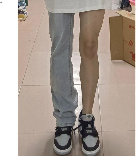 高腰牛仔褲 直筒牛仔褲 高腰窄版直筒牛仔褲女秋季淺色修身彈力顯瘦顯腿長煙管拖地褲子潮