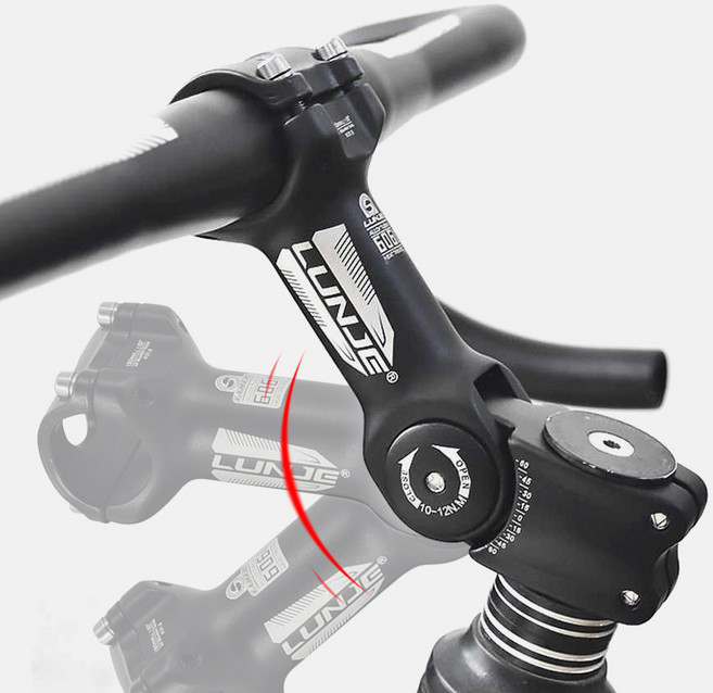 아띠꼴로 자전거 핸들높이조절 헤드업 핸들업 핸들바 각도조절 핸들각조절 각도조절기 스템, 25.4x110mm, 1개