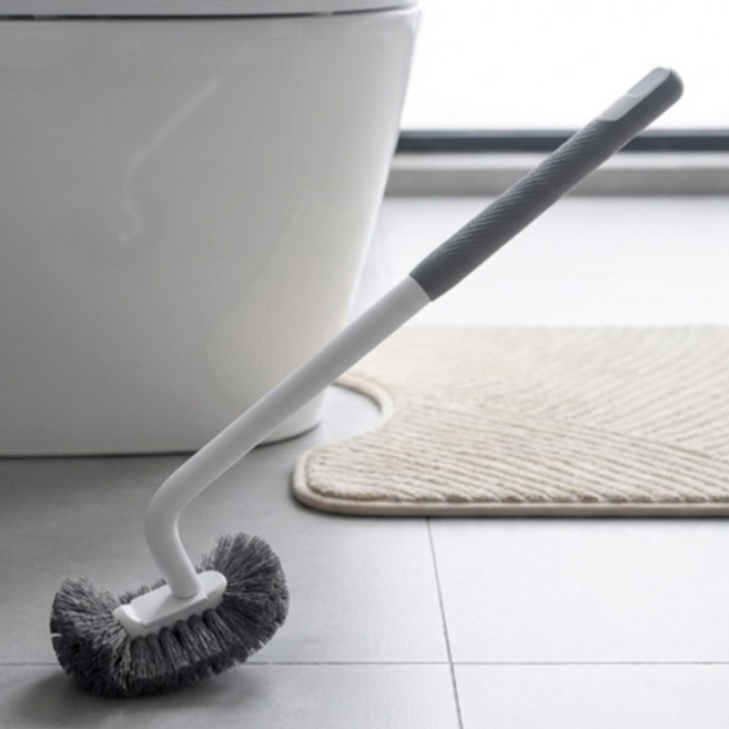 리브노드 화장실 청소솔 벽걸이 거치대 세트 욕실 변기솔 변기닦이 그레이, 회색, 1개