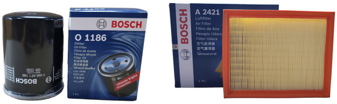 보쉬 엔진오일교환 필터 셋트 신형 SM5 L43 가솔린 LPG 오일필터+에어필터 O1186+A2421, 오일필터+에어필터/O1186+A2421, 1개
