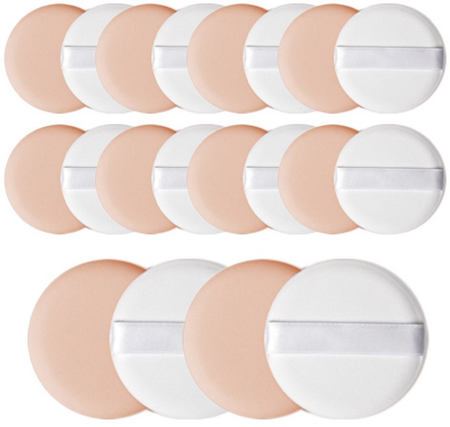밀착 에어쿠션 퍼프, 베이지, 20개