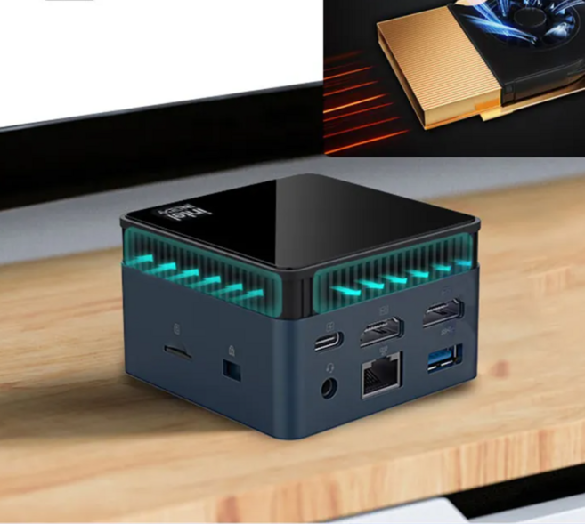 Morefine 미니pc n100 초미니 주식용 사무용 DDR5 윈도우11, 베어본