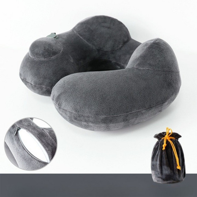 온앤후 에어펌프 기내용 목베개 + 휴대용 파우치