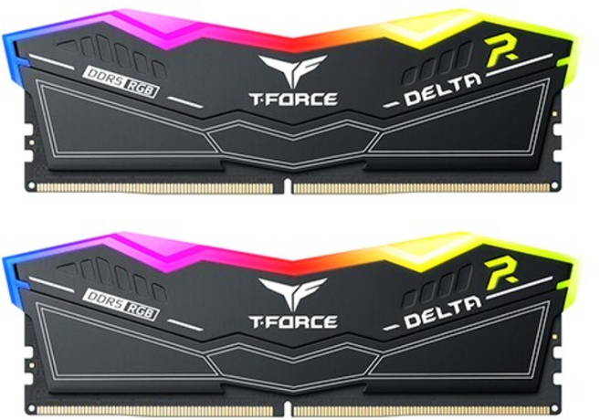 TeamGroup 팀그룹 T-Force DDR5 6000 CL30 Delta RGB 데스크탑 RAM 패키지 32GB(16GBx2개)