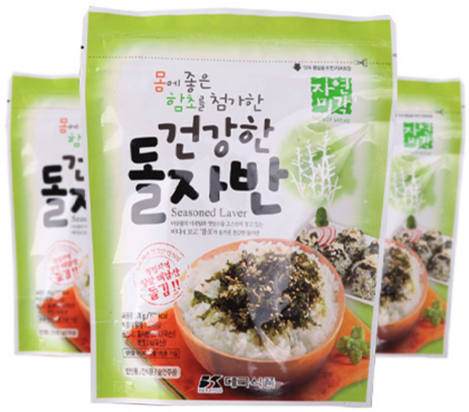 [완도해초맘] 건강한 돌자반 70g * 3봉, 3개