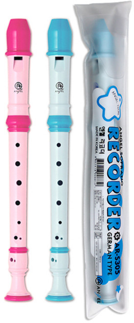 엔젤악기 소프라노 리코더 AR-S305, 핑크(G독일식)