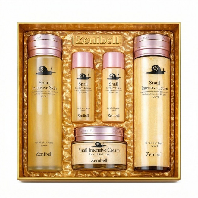 제니벨 스네일 인텐시브 달팽이 화장품 스킨케어 3종세트 달팽이화장품, 1세트