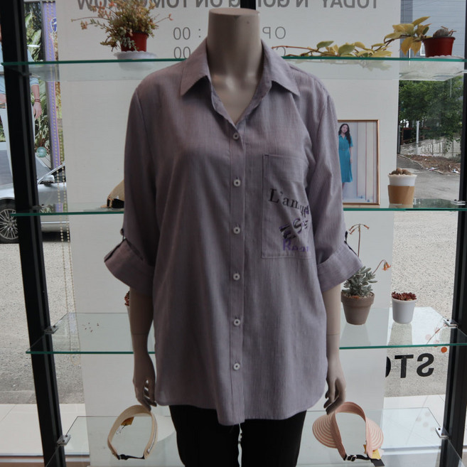 조이너스 스트라이프 셔츠 블라우스 JADU5-WRC220