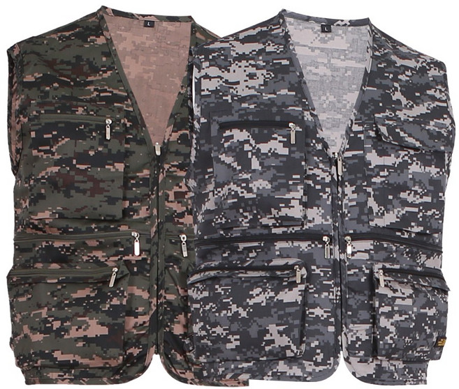 늑대와여우 봄 여름작업복 작업조끼 밀리터리조끼 다용도 수납조끼 전술조끼 현장조끼 빅사이즈