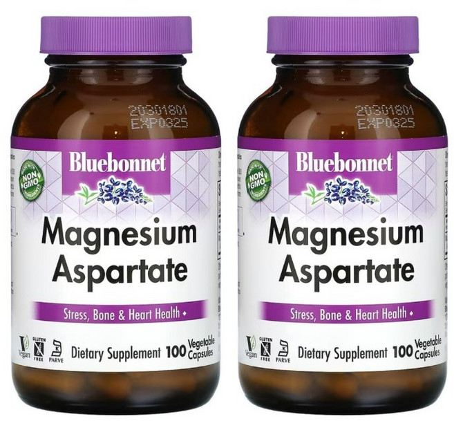 블루 마그네슘 아스파테이트 200mg, 2개, 100정