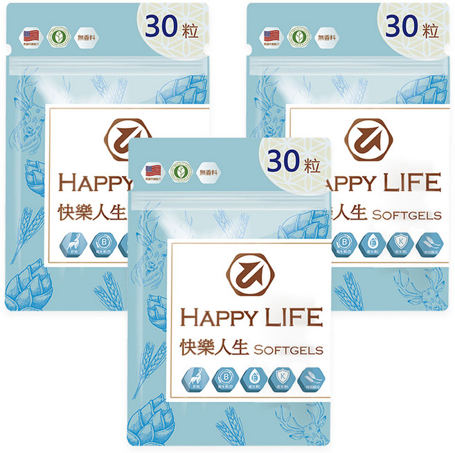 中菱醫藥 快樂人生肝精複方軟膠囊, 3個, 30顆