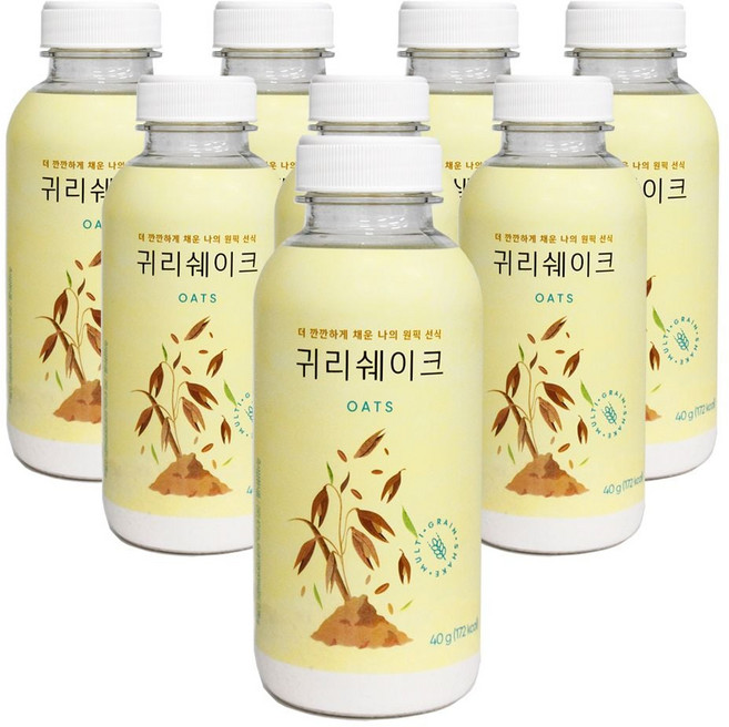 귀리 쉐이크 선식가루, 40g, 8개